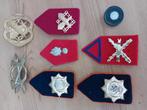 kraagspiegel, baret embleem, Verzamelen, Ophalen of Verzenden, Landmacht, Nederland, Embleem of Badge