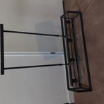 Zwarte stalen hanglamp, Huis en Inrichting, Ophalen, Zo goed als nieuw, Metaal, 75 cm of meer