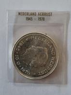 Nederland koningin Wilhelmina juliana, Koningin Juliana, Zilver, Ophalen of Verzenden, Losse munt