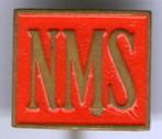 Ned middenstand spaarbank rood/koper NMS speldje( W_018), Verzenden, Zo goed als nieuw, Transport, Speldje of Pin