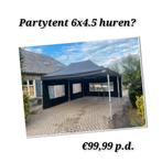 Partytent 6x4.5 huren? Professionele uitstraling €99,99, Ophalen, 5 tot 8 meter, Opvouwbaar