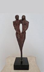 Brons beeld twee heren - Rene van Leeuwen, Antiek en Kunst, Ophalen of Verzenden