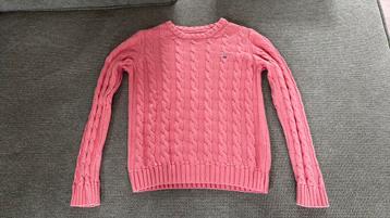Roze Gant kabeltrui maat 134-140 beschikbaar voor biedingen
