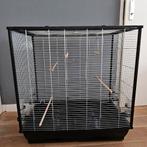 Vogelkooi H:80 cm B:78 cm D:48cm, Ophalen, Gebruikt, Metaal, Vogelkooi