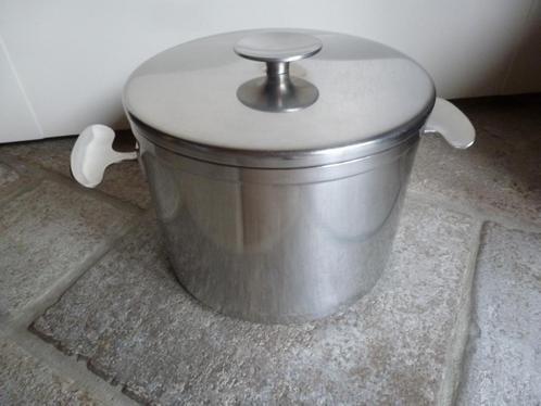 Vintage soeppan Gero Zilmeta, Huis en Inrichting, Keuken | Potten en Pannen, Gebruikt, Kookpan of Snelkookpan, Rvs, Ophalen of Verzenden
