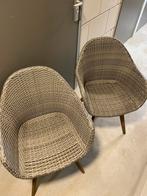 2 stuks, tuinstoelen., Tuin en Terras, Tuinstoelen, Ophalen of Verzenden, Zo goed als nieuw, Kunststof