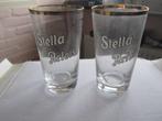 2 oude  glazen  STELLA ARTOIS   emaille letters, Verzamelen, Biermerken, Glas of Glazen, Stella Artois, Ophalen of Verzenden, Zo goed als nieuw