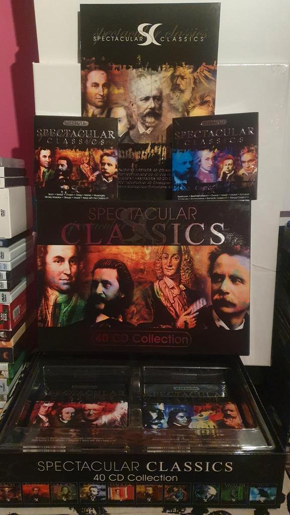Spectacular Classics - 40 CD Collection Boxset, Cd's en Dvd's, Cd's | Klassiek, Zo goed als nieuw, Overige typen, Boxset, Ophalen of Verzenden