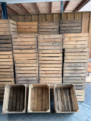 Partij fruitkisten,veilingkisten,appelkisten ,nu 5,50 per st beschikbaar voor biedingen