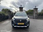Dacia Dokker Stepway 1.2 TCe Lauréate Navi GARANTIE 12MND, Voorwielaandrijving, Stof, Gebruikt, Zwart
