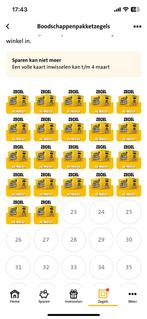 22 Jumbo boodschappenpakketzegels, Ophalen of Verzenden