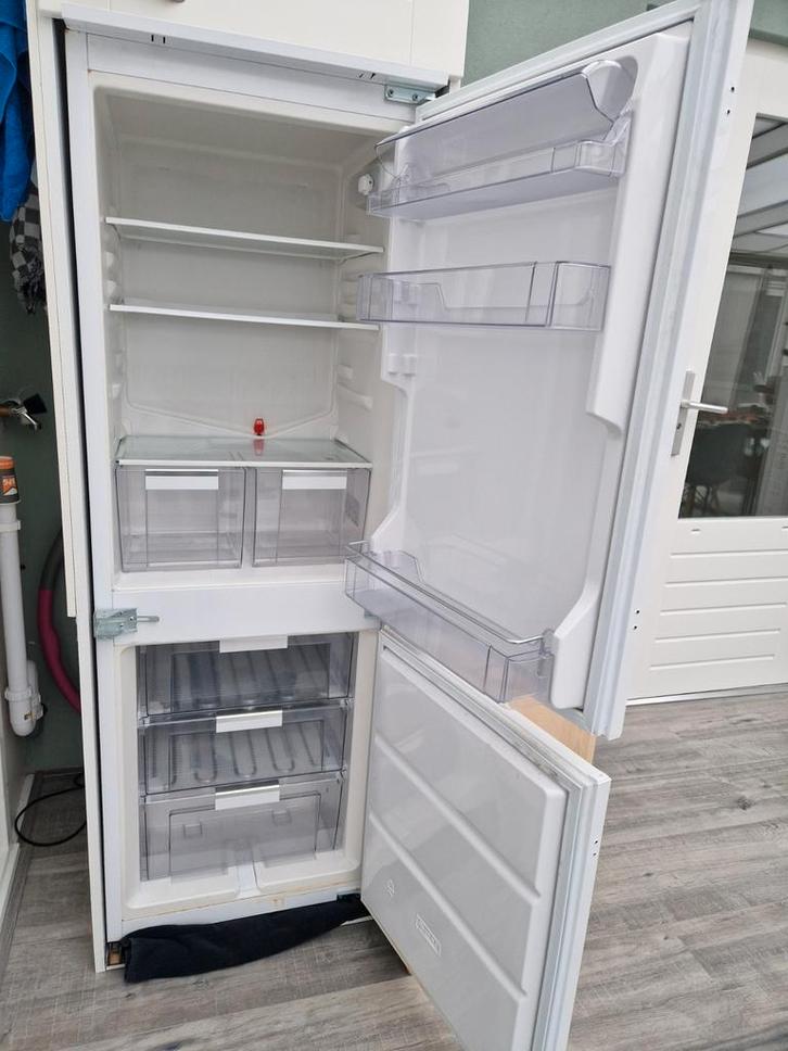 Koelkast vriezer combinatie Ikea Whirlpool, Witgoed en Apparatuur, Vriezers en Diepvrieskisten, Gebruikt, Inbouw, Vrieskast, 140 tot 160 cm