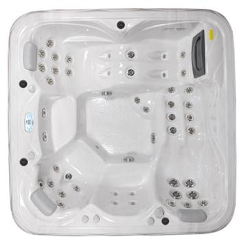Jacuzzi Europees 5Pers. Met leds + Massagejets 2x2PK Wellis beschikbaar voor biedingen