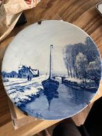 4 delfsblauw borden, Antiek en Kunst, Ophalen