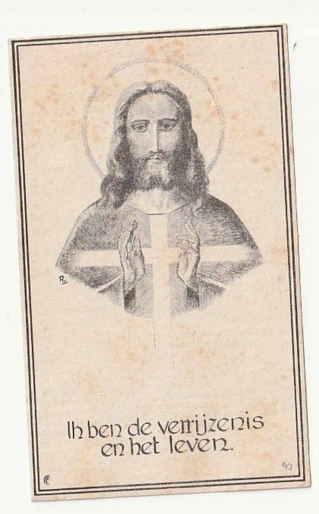 Bidprent Broeder Michaël Bongers Beesel 1884 Maria-Hoop 1952, Verzamelen, Bidprentjes en Rouwkaarten, Bidprentje, Verzenden