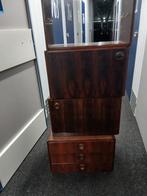 Wandmeubel/kastje met glasdeuren - zelf indelen!, Huis en Inrichting, Kasten | Dressoirs, Ophalen of Verzenden, Gebruikt, 25 tot 50 cm