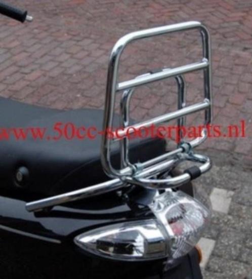 Bagagedrager opklapbaar Piaggio Fly chrome 41267, Motoren, Tuning en Styling, Ophalen of Verzenden