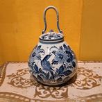 Delfts Blauwe Pot met Deksel - 25cm, Antiek en Kunst, Antiek | Keramiek en Aardewerk, Ophalen of Verzenden