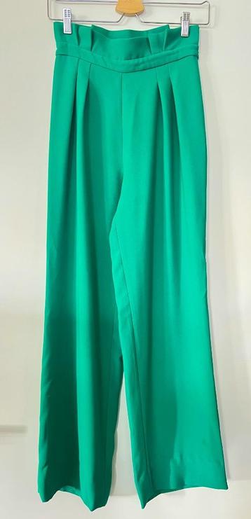 COOSY - groene wijde broek - 36 (S) beschikbaar voor biedingen