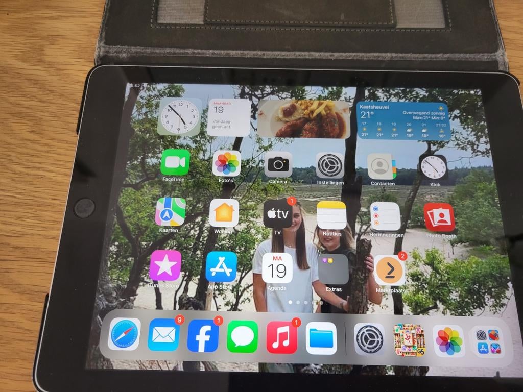 Apple iPad - Goed Onderhouden, Computers en Software, Apple iPads, Zo goed als nieuw, Apple iPad, Wi-Fi, 9 inch, 32 GB, Grijs