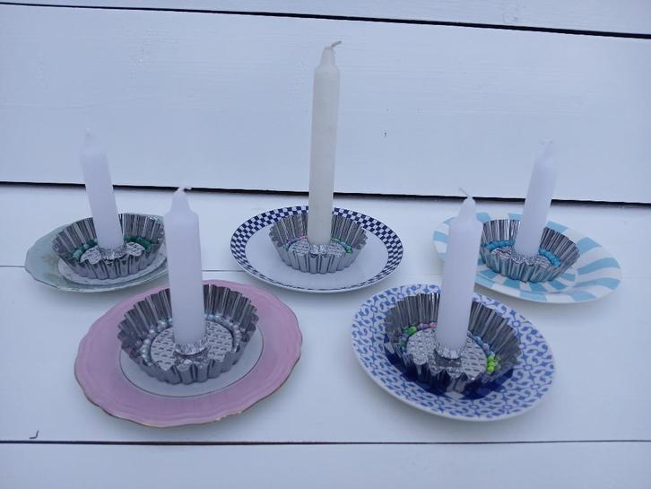 kaarsenhouders, Antiek en Kunst, Curiosa en Brocante, Ophalen of Verzenden