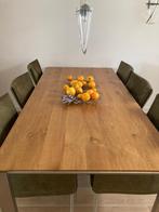 Te koop eetkamertafel, Huis en Inrichting, Tafels | Eettafels, Ophalen, Eikenhout, 200 cm of meer, 50 tot 100 cm