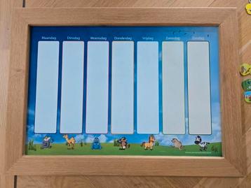 planbord voor kinderen (en ouders) beschikbaar voor biedingen