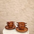 Vintage St. Clément soepkommen met schotels – set van 4, Verzenden