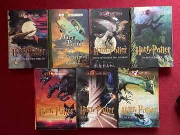 J.K. Rowling Harry Potter de complete serie in goede staat,p beschikbaar voor biedingen