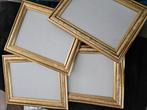 4 mooie goudkleurige fotolijsten, Huis en Inrichting, Woonaccessoires | Lijsten, Minder dan 50 cm, Ophalen of Verzenden, Zo goed als nieuw