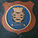 Wapenschildje Hr. Ms. Van Amstel, Verzamelen, Militaria | Algemeen, Verzenden, Marine, Nederland, Embleem of Badge