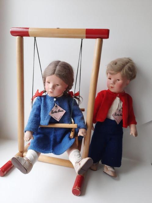 Poppenschommel voor Kathe Kruse/Wildebras poppen, Verzamelen, Poppen, Zo goed als nieuw, Pop, Ophalen of Verzenden