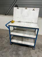 Verrijdbare werktafel uitleeskar werkplaatsbureau, Ophalen, Gebruikt, 70 tot 120 cm