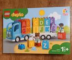 LEGO Duplo 10915 Alfabet Truck - Compleet, Ophalen of Verzenden, Zo goed als nieuw, Complete set, Duplo