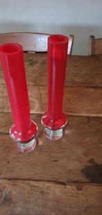 Marquis waterford mambo red lipstick vazen, Huis en Inrichting, Gebruikt, Ophalen of Verzenden, Glas, Minder dan 50 cm