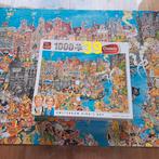 Legpuzzel 1000 stukjes =missen 2 stukjes= Amsterdam kingday, Ophalen of Verzenden, 500 t/m 1500 stukjes, Zo goed als nieuw