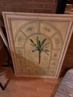 Schilderij met tropische boom, Antiek en Kunst, Kunst | Schilderijen | Klassiek, Ophalen