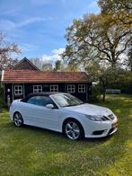 Saab 9-3 TTiD Aero Cabriolet 2008 Wit, Automaat, Parkeersensor, Zwart, Cabriolet