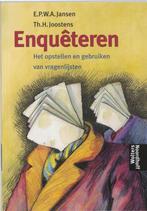 E.P.W.A. Jansen - Enqueteren, Boeken, Ophalen of Verzenden, Zo goed als nieuw, E.P.W.A. Jansen; Th.H. Joostens