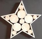 Decoratieve houten ster, Ophalen of Verzenden, Zo goed als nieuw