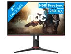 Gaming Monitor AOC 280hz 27 inch, In hoogte verstelbaar, VA, Minder dan 1 ms, Zo goed als nieuw