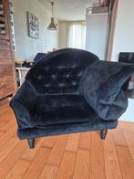 Prachtige zwarte loveseat., Ophalen, Stof
