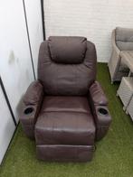 Relaxstoel Bruin met Bekerhouders - Goedkoop!, Ophalen