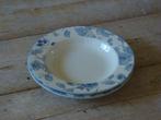 2x Diep Bord, blauwe bloem, merk SIA, zo goed als nieuw, Huis en Inrichting, Keuken | Servies, Ophalen of Verzenden, Zo goed als nieuw
