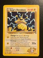 Lt. Surge's Electabuzz 6/132, Gym Heroes, Ophalen of Verzenden, Zo goed als nieuw, Losse kaart, Foil