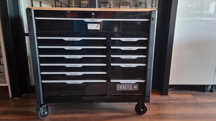 eversteel gereedschapwagen 12 laden waarvan 10 gevuld, Auto diversen, Autogereedschap, Nieuw, Ophalen of Verzenden