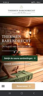 2x dagentree bij 5***** sauna-/wellnesscomplex Barendrecht, Tickets en Kaartjes, Twee personen, Cadeaubon, Spa of Sauna