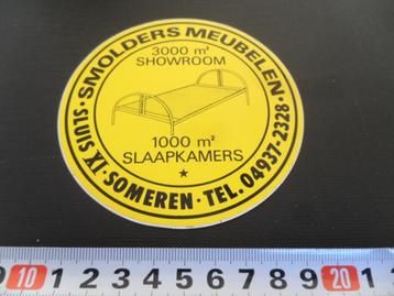 sticker Someren Smolders Meubelen  Sluis XI  04937-2328  beschikbaar voor biedingen