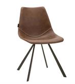 Eetkamer Stoelen 4 stuks, Huis en Inrichting, Stoelen, Ophalen, Overige materialen, Gebruikt, Bruin