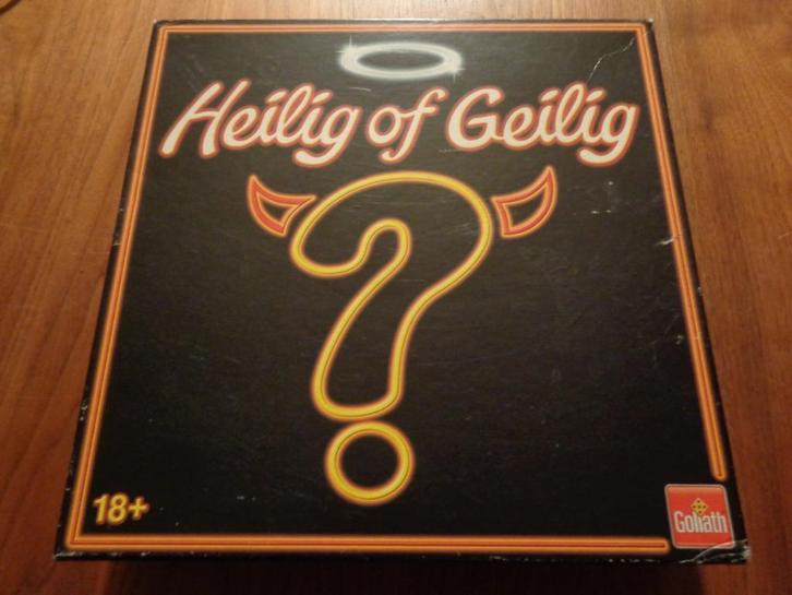 Heilig of geilig, Hobby en Vrije tijd, Gezelschapsspellen | Bordspellen, Gebruikt, Ophalen of Verzenden